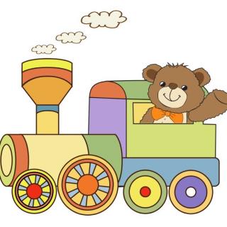小熊追火车